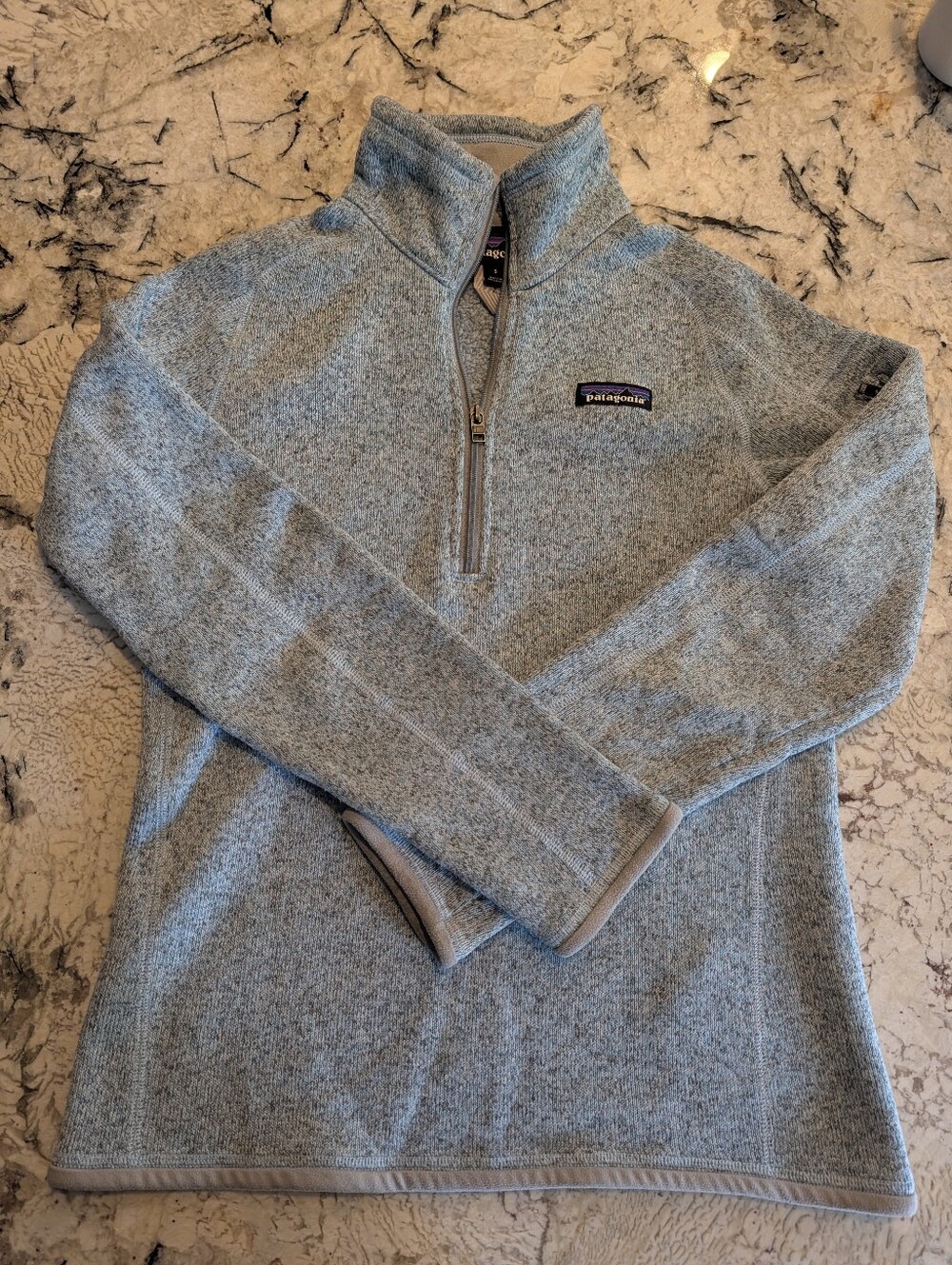 Patagonia Better Sweater 1/4-Zip โ Light Teal / Ice Blue